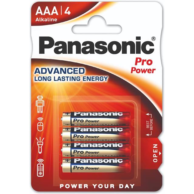 Panasonic Pro Power AAA/LR03 - 4-Pack Batterie
