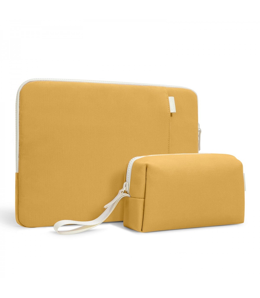 Tomtoc Lady A23 Sleeve &amp; Pouch, Yellow Astuccio