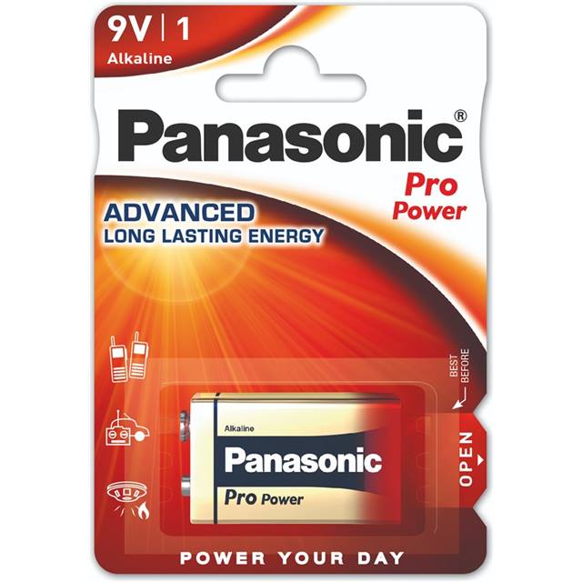 Panasonic Pro Power Gold 9V Batteria