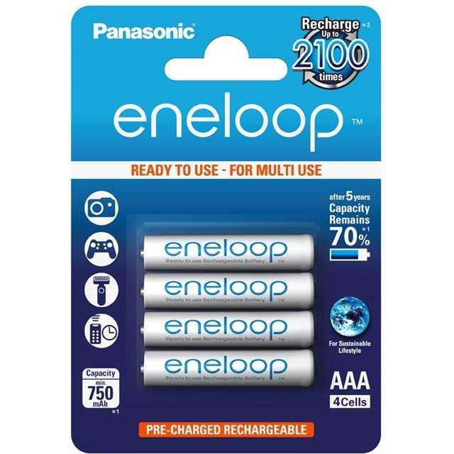 Panasonic eneloop (1.2V, AAA, 750mAh, 4x)