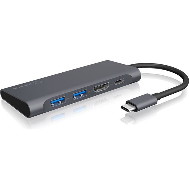 Raidsonic USB Type-C Docking Station con cavo integrato