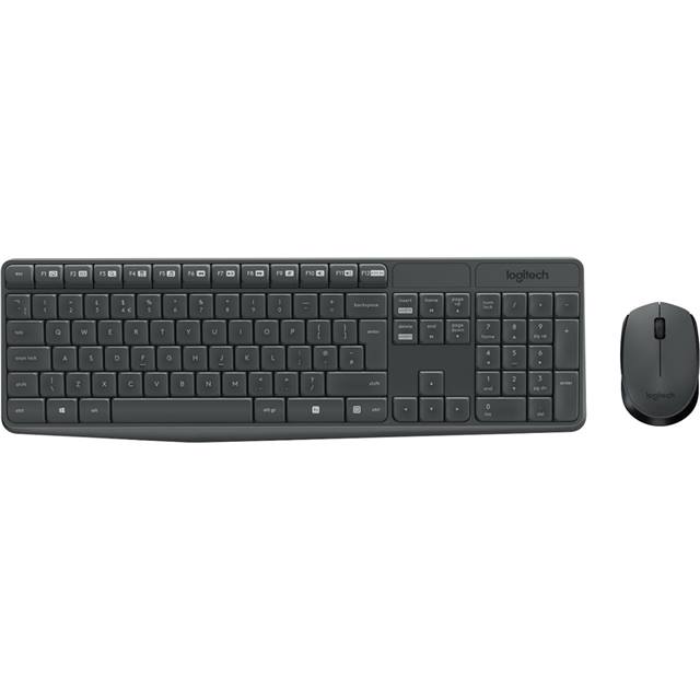 Logitech MK235 wireless Desktop Set -- Tastiera &amp; Mouse Svizzera