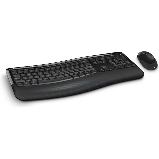 Microsoft Wireless Comfort Desktop 5050 - Tastiera &amp; Mouse Svizzera
