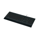 Logitech Corded K280e - Tastiera Svizzera