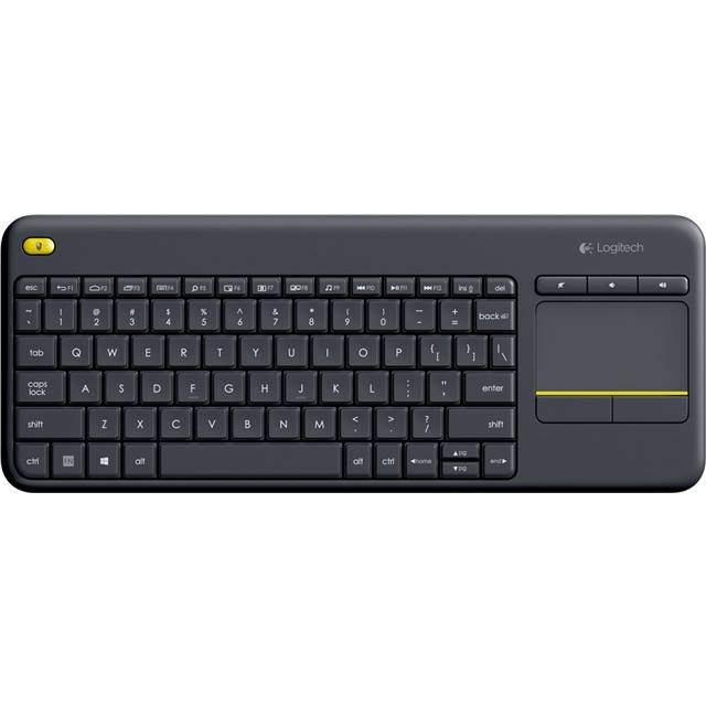 Logitech Wireless Touch Keyboard K400 Plus USB, grigio scuro - Tastiera &amp; Mouse Svizzera